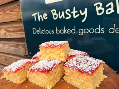Jammy Coconut Cake