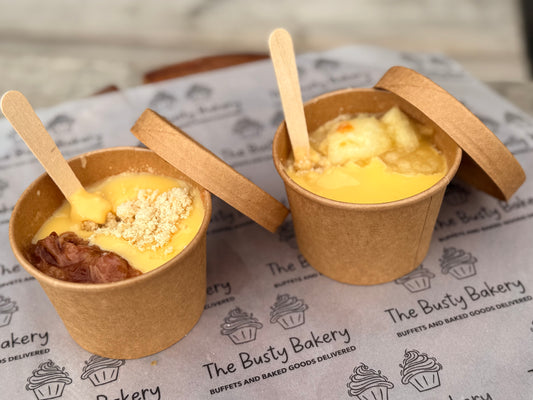 Winter Crumble Fruit Pots