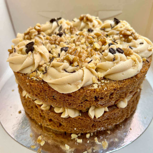 Coffee and Walnut Cake made to Order in Newcastle upon Tyne