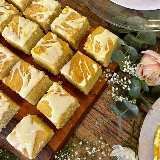 Lemon Drizzle Cake Tray made to Order in Newcastle upon Tyne